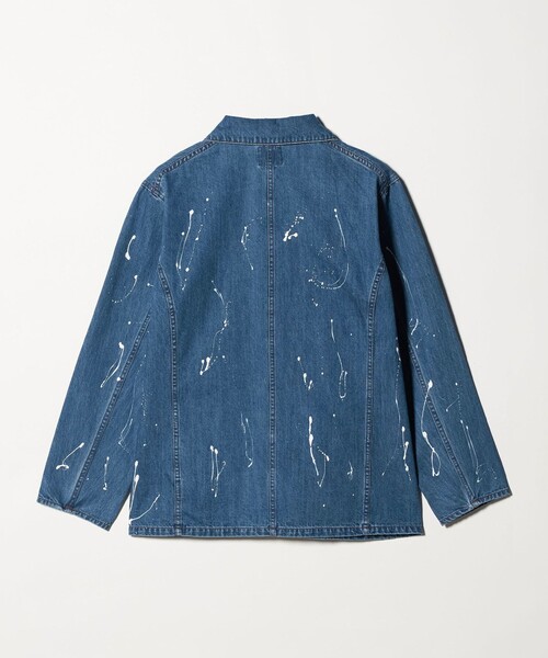 UNITED ARROWS（ユナイテッドアローズ）の「【別注】＜WESCOT＞ スプラッシュ ペイント デニム カバーオール（カバーオール・メンズ・コバルトブルー・S/M/L/XL）」の2枚目の写真