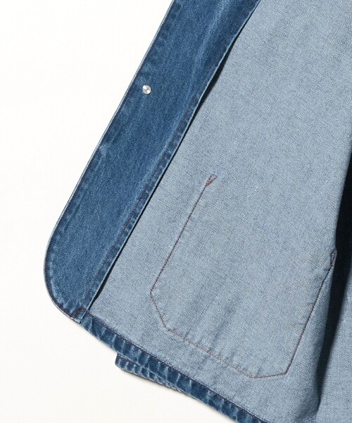 UNITED ARROWS（ユナイテッドアローズ）の「【別注】＜WESCOT＞ スプラッシュ ペイント デニム カバーオール（カバーオール・メンズ・コバルトブルー・S/M/L/XL）」の7枚目の写真