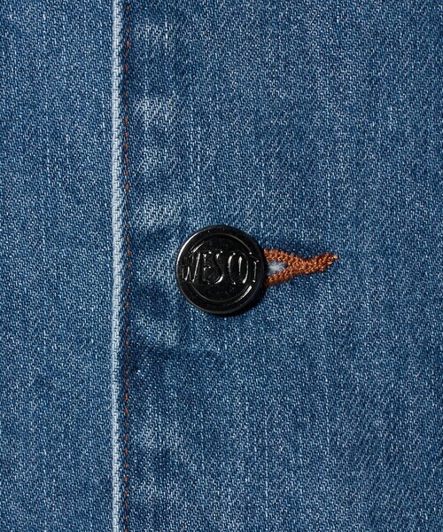 UNITED ARROWS（ユナイテッドアローズ）の「【別注】＜WESCOT＞ スプラッシュ ペイント デニム カバーオール（カバーオール・メンズ・コバルトブルー・S/M/L/XL）」の17枚目の写真