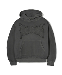 Old England Dyed Hoodie - Charcoal