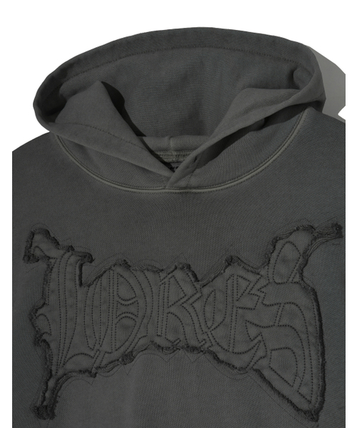 LORES(ロアス)の「Old England Dyed Hoodie - Charcoal(パーカー・レディース・その他・M/L/XL)」の3枚目の写真