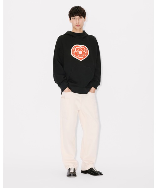 KENZO（ケンゾー）の「'KENZO Boke Heart' オーバーサイズ フーディー イン コットン（パーカー・メンズ・ブラック系その他5・MEDIUM/LARGE/X-LARGE/SMALL）」の4枚目の写真