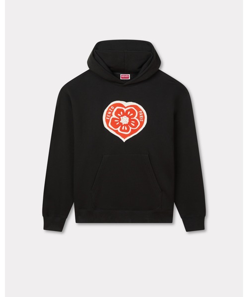 KENZO（ケンゾー）の「'KENZO Boke Heart' オーバーサイズ フーディー イン コットン（パーカー・メンズ・ブラック系その他5・MEDIUM/LARGE/X-LARGE/SMALL）」の5枚目の写真