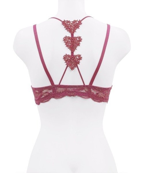 In Your Heart バックデザインフロントホックブラジャー（ブラジャー