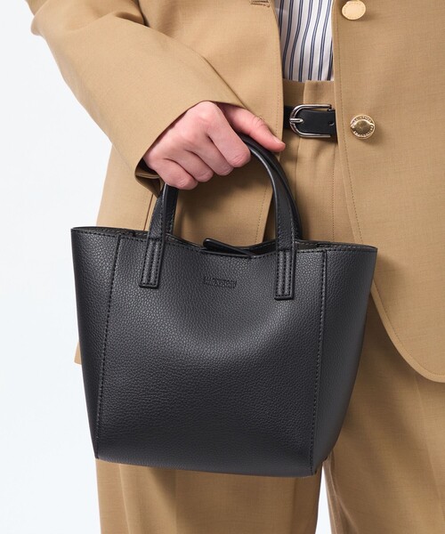 MACKINTOSH PHILOSOPHY（ﾏｯｷﾝﾄｯｼｭ ﾌｨﾛｿﾌｨｰ）の「ミニショルダースクエアトート（トートバッグ・レディース・ベージュ/シルバー・FREE）」の4枚目の写真