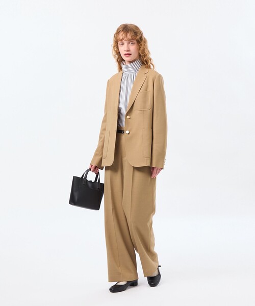 MACKINTOSH PHILOSOPHY（ﾏｯｷﾝﾄｯｼｭ ﾌｨﾛｿﾌｨｰ）の「ミニショルダースクエアトート（トートバッグ・レディース・ベージュ/シルバー・FREE）」の9枚目の写真