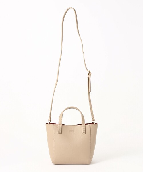 MACKINTOSH PHILOSOPHY（ﾏｯｷﾝﾄｯｼｭ ﾌｨﾛｿﾌｨｰ）の「ミニショルダースクエアトート（トートバッグ・レディース・ベージュ/シルバー・FREE）」の20枚目の写真