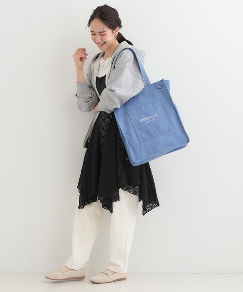 SHOO・LA・RUE(シューラルー)の「推し活もできるハンプトート【うちわが入る】(トートバッグ・レディース・ブラック/アイボリー/ライトパープル/イエロー/ブルー/グレー・00)」の18枚目の写真