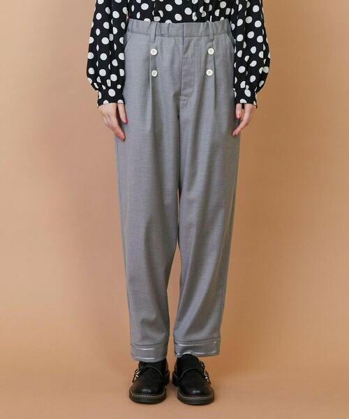 FRAPBOIS(フラボア)の「マリーナ パンツ(その他パンツ・レディース・ネイビー/グレー・1/2)」の1枚目の写真