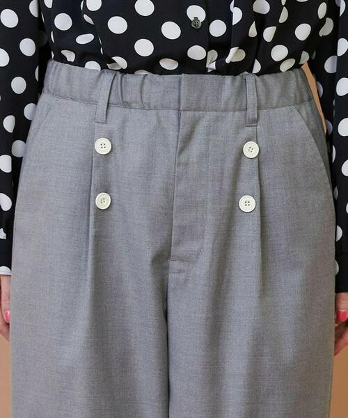 FRAPBOIS(フラボア)の「マリーナ パンツ(その他パンツ・レディース・ネイビー/グレー・1/2)」の5枚目の写真