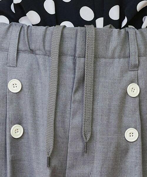 FRAPBOIS(フラボア)の「マリーナ パンツ(その他パンツ・レディース・ネイビー/グレー・1/2)」の7枚目の写真