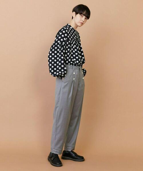 FRAPBOIS(フラボア)の「マリーナ パンツ(その他パンツ・レディース・ネイビー/グレー・1/2)」の13枚目の写真