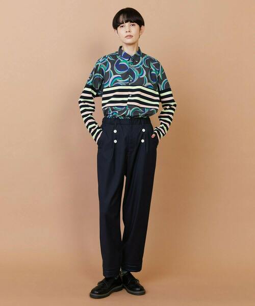 FRAPBOIS(フラボア)の「マリーナ パンツ(その他パンツ・レディース・ネイビー/グレー・1/2)」の18枚目の写真