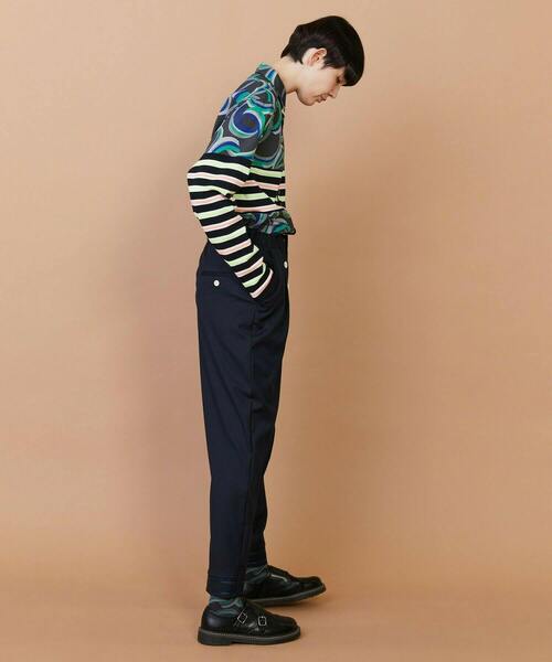 FRAPBOIS(フラボア)の「マリーナ パンツ(その他パンツ・レディース・ネイビー/グレー・1/2)」の21枚目の写真