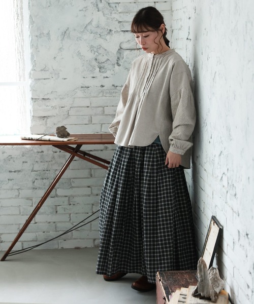 soulberry(ソウルベリー)の「つづる刺繍ブラウス(シャツ/ブラウス・レディース・グレー系その他・5L/4L/3L/LL/L/M)」の16枚目の写真