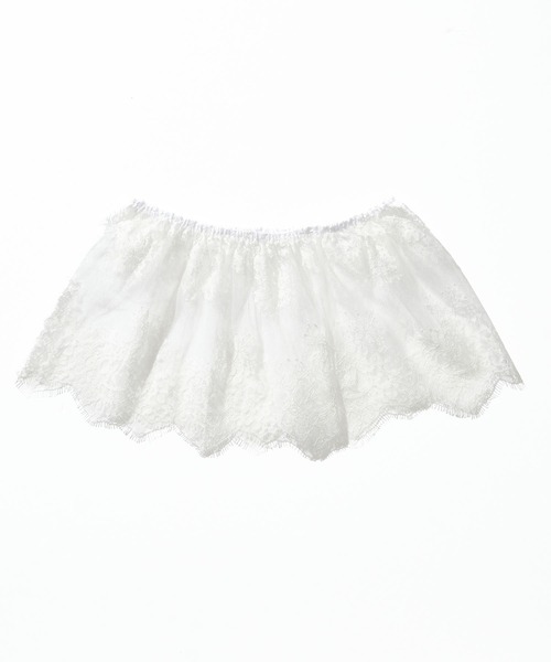 ZAKKA-BOX(ザッカボックス)の「レイヤードレーススカート(スカート・レディース・アイボリー/オフホワイト/ホワイト系その他・FREE)」の21枚目の写真