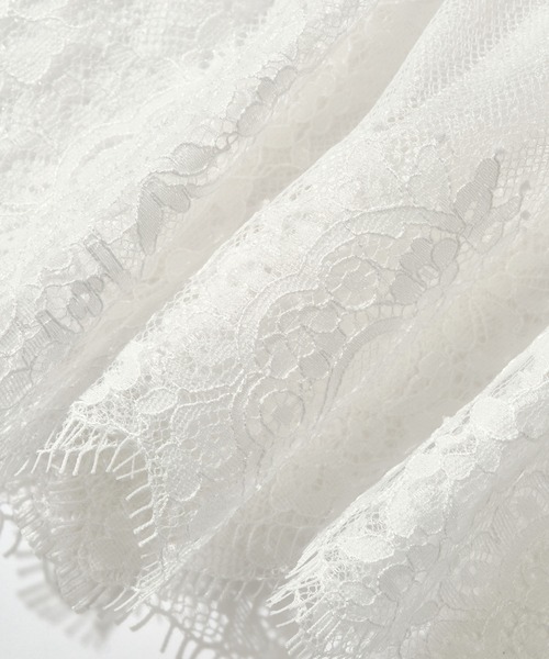 ZAKKA-BOX(ザッカボックス)の「レイヤードレーススカート(スカート・レディース・アイボリー/オフホワイト/ホワイト系その他・FREE)」の22枚目の写真