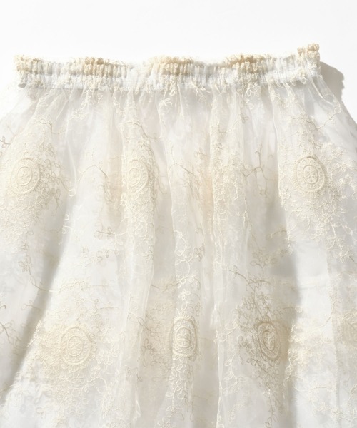 ZAKKA-BOX(ザッカボックス)の「レイヤードレーススカート(スカート・レディース・アイボリー/オフホワイト/ホワイト系その他・FREE)」の6枚目の写真