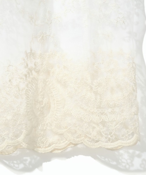 ZAKKA-BOX(ザッカボックス)の「レイヤードレーススカート(スカート・レディース・アイボリー/オフホワイト/ホワイト系その他・FREE)」の8枚目の写真