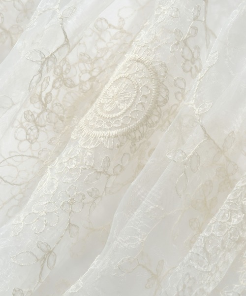 ZAKKA-BOX(ザッカボックス)の「レイヤードレーススカート(スカート・レディース・アイボリー/オフホワイト/ホワイト系その他・FREE)」の9枚目の写真