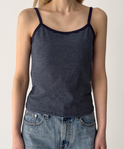 CANAL JEAN（キャナルジーン）の「SLEEK　細ボーダーアンサンブル（アンサンブル・レディース・アイボリー/ネイビー・ONE SIZE）」の16枚目の写真