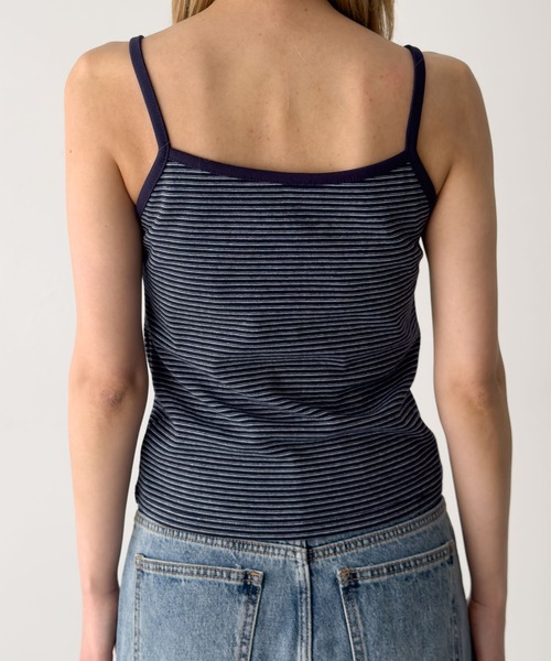 CANAL JEAN（キャナルジーン）の「SLEEK　細ボーダーアンサンブル（アンサンブル・レディース・アイボリー/ネイビー・ONE SIZE）」の18枚目の写真