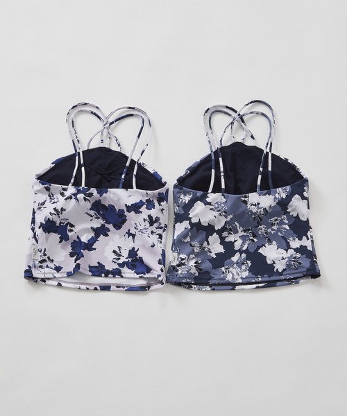 Julier Yoga and Relax(ジュリエヨガアンドリラックス)の「Julier flash flowerプリントキャミソール(キャミソール・レディース・ラベンダー/ブルー・1/0)」の5枚目の写真