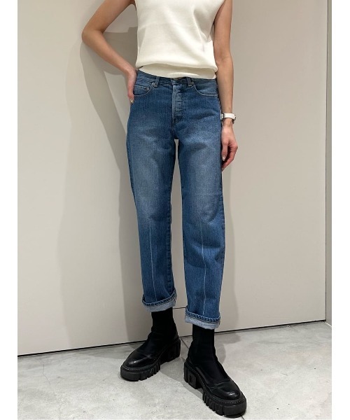 NAILS(ネイル)の「NAILS / ストレート デニムパンツ(デニムパンツ・レディース・ブルー/ブラック・25/24/23/27/26)」の21枚目の写真