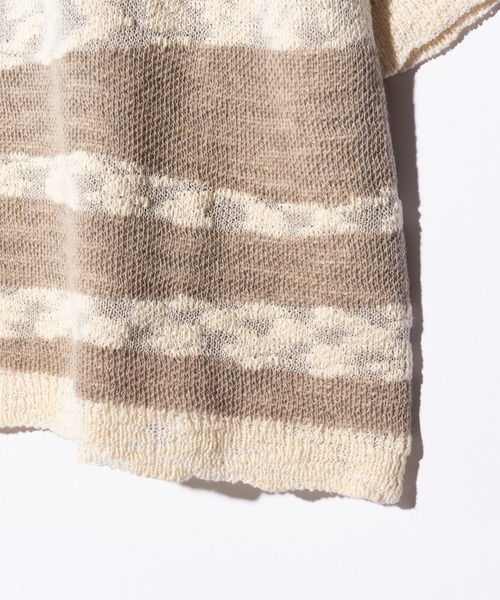 glamb(グラム)の「Random Border Summer Knit / ランダムボーダーサマーニット(ニット/セーター・メンズ・ホワイト/レッド・M/L)」の22枚目の写真