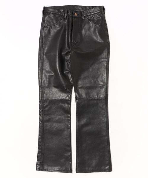 Lee（リー）の「Wrangler/ラングラー 77MWZ LEATHER【ゴートレザー】/フレアーパンツ（その他パンツ・メンズ・ブラック・28/30/32/34/36）」の16枚目の写真
