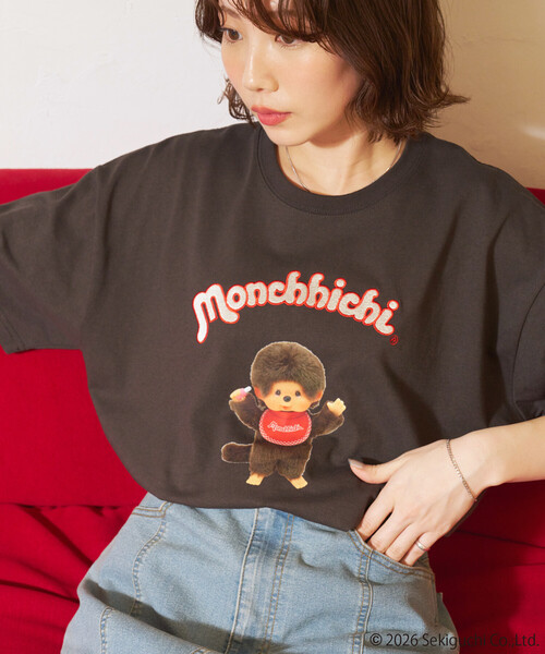 セール】限定展開 モンチッチ アソート フロント 刺繍 Tシャツ（T