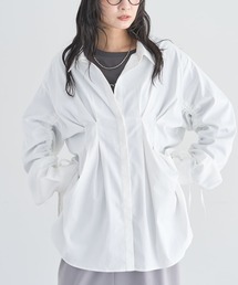 Green Parks（グリーンパークス）の「【WEB限定】ドロストシャーリングウエストタックシャツⅡ（シャツ/ブラウス）」