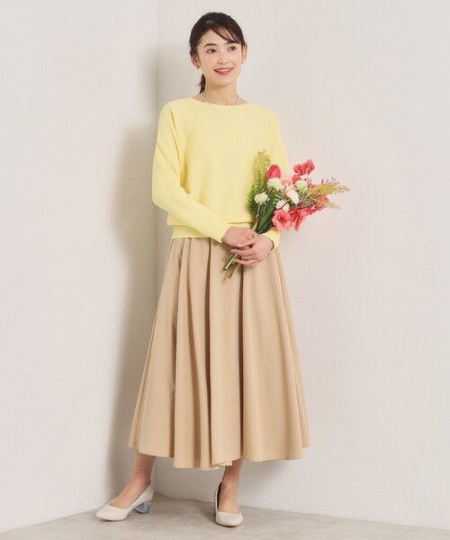 ITS'DEMO（イッツデモ）の「【洗濯機OK】花粉防止リブドルマンニット（ニット/セーター・レディース・ライトイエロー系/ピンク/ピンク系/オフホワイト/ブルー・00）」の15枚目の写真