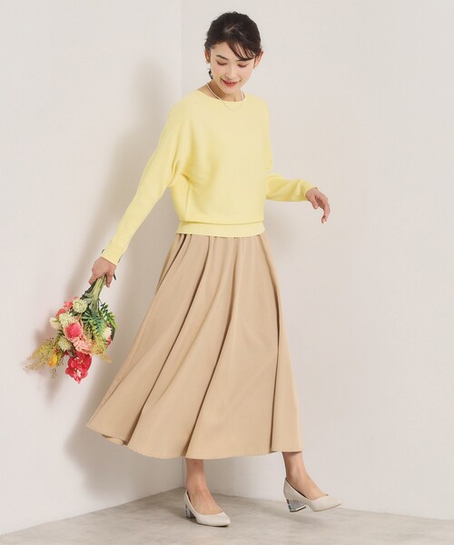 ITS'DEMO（イッツデモ）の「【洗濯機OK】花粉防止リブドルマンニット（ニット/セーター・レディース・ライトイエロー系/ピンク/ピンク系/オフホワイト/ブルー・00）」の16枚目の写真