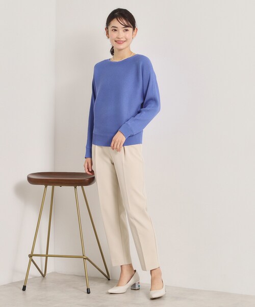 ITS'DEMO（イッツデモ）の「【洗濯機OK】花粉防止リブドルマンニット（ニット/セーター・レディース・ライトイエロー系/ピンク/ピンク系/オフホワイト/ブルー・00）」の17枚目の写真