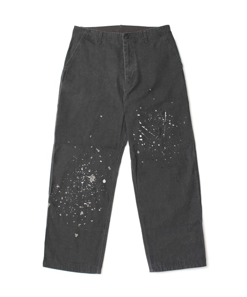 Snow Peak（スノーピーク）の「Snow Peak / Sulfur Dyed Fade Painted Pants フェードペイントパンツ（カーゴパンツ・メンズ・チャコール/ホワイト・S/M/L/XL）」の14枚目の写真