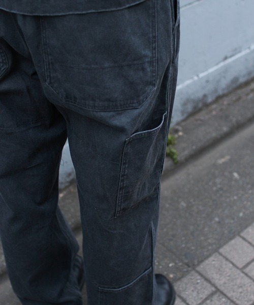 Snow Peak（スノーピーク）の「Snow Peak / Sulfur Dyed Fade Painted Pants フェードペイントパンツ（カーゴパンツ・メンズ・チャコール/ホワイト・S/M/L/XL）」の10枚目の写真