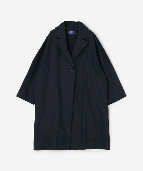 GALLEGO DESPORTES(ギャレゴデスポート)の「GALLEGO DESPORTES | 1ボタンコート WOMEN(チェスターコート・レディース・ネイビー/ベージュ・S)」の2枚目の写真