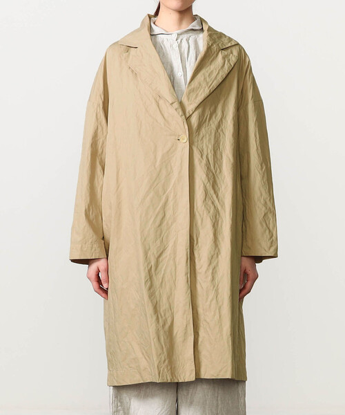 GALLEGO DESPORTES(ギャレゴデスポート)の「GALLEGO DESPORTES | 1ボタンコート WOMEN(チェスターコート・レディース・ネイビー/ベージュ・S)」の15枚目の写真