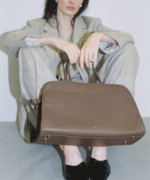 ADAM ET ROPE'(アダムエロペ)の「【PFT】P Tote Bag(トートバッグ・レディース・ブラック/グリーン系その他2・FREE)」の2枚目の写真