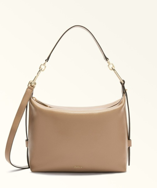 FURLA（フルラ）の「フルラ トニー (Furla Tonie) ショルダーバッグ（ショルダーバッグ・レディース・モカ/ホワイト・ONE SIZE）」の8枚目の写真