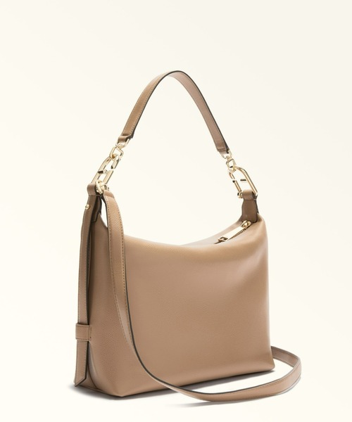 FURLA（フルラ）の「フルラ トニー (Furla Tonie) ショルダーバッグ（ショルダーバッグ・レディース・モカ/ホワイト・ONE SIZE）」の9枚目の写真