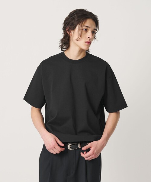 BEAUTY&YOUTH UNITED ARROWS(ビューティーアンドユースユナイテッドアローズ)の「【WEB限定】ヘビーウエイト バレル クロップド Tシャツ(Tシャツ/カットソー・メンズ・ブラック/ホワイト/ブラウン/レッド・S/M/L/XL)」の17枚目の写真