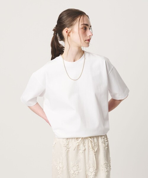 BEAUTY&YOUTH UNITED ARROWS(ビューティーアンドユースユナイテッドアローズ)の「【WEB限定】ヘビーウエイト バレル クロップド Tシャツ(Tシャツ/カットソー・メンズ・ブラック/ホワイト/ブラウン/レッド・S/M/L/XL)」の22枚目の写真