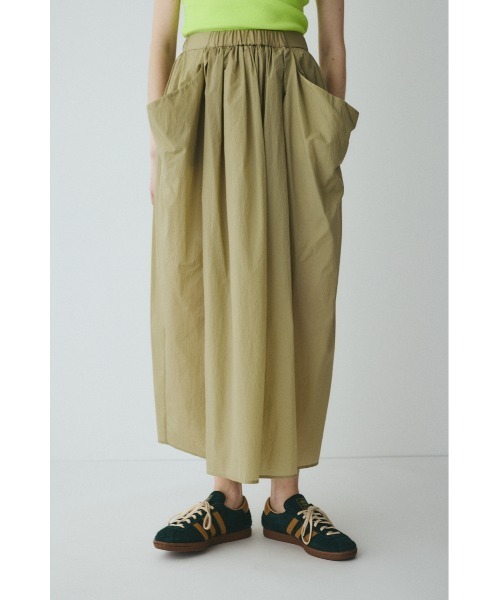 HeRIN.CYE(ヘリンドットサイ)の「Volume nylon skirt ボリュームナイロンスカート(スカート・レディース・カーキ/ブラック/ライトグレー・FREE)」の14枚目の写真