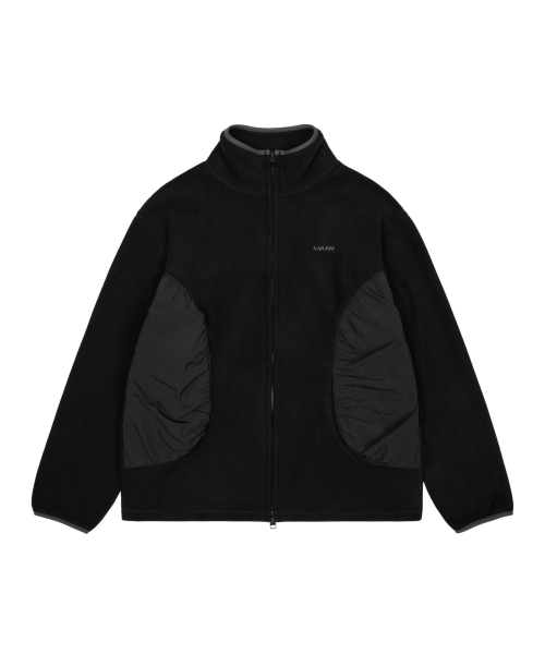 AAKAM(アーカム)の「Contrast Fleece Jacket (Black)(その他アウター・レディース・その他・1/2)」の1枚目の写真