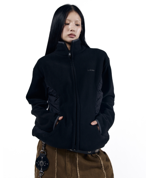 AAKAM(アーカム)の「Contrast Fleece Jacket (Black)(その他アウター・レディース・その他・1/2)」の3枚目の写真