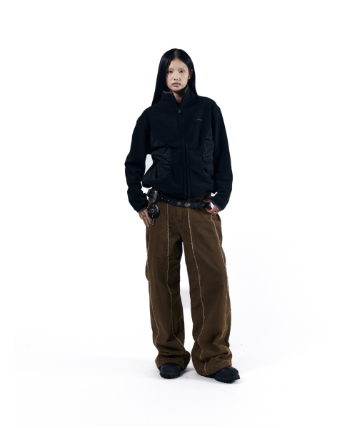 AAKAM(アーカム)の「Contrast Fleece Jacket (Black)(その他アウター・レディース・その他・1/2)」の7枚目の写真