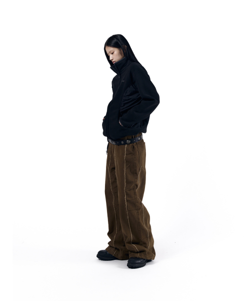 AAKAM(アーカム)の「Contrast Fleece Jacket (Black)(その他アウター・レディース・その他・1/2)」の8枚目の写真