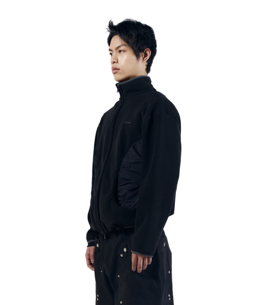 AAKAM(アーカム)の「Contrast Fleece Jacket (Black)(その他アウター・レディース・その他・1/2)」の10枚目の写真